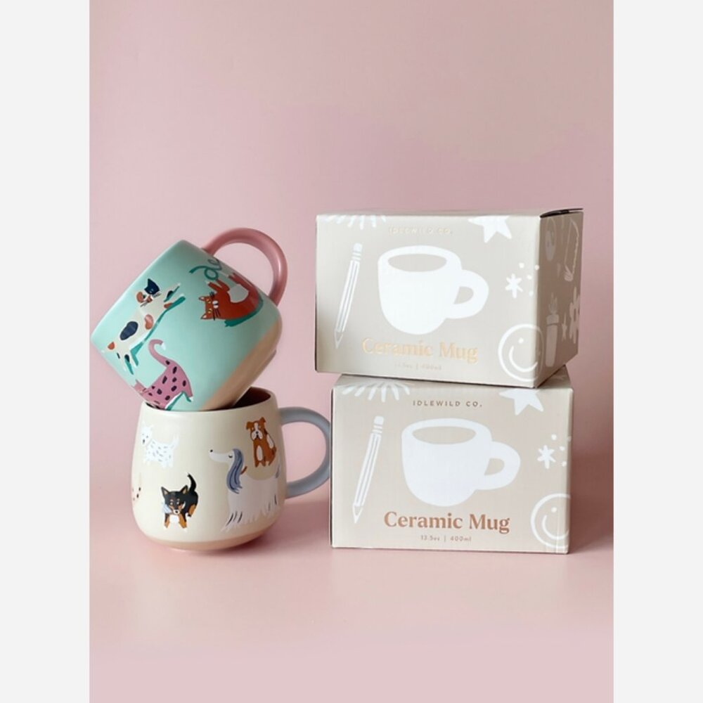 Dogs Ceramic Mug with Gift Box - Picture 2 of 9
